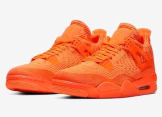 Air Jordan 4 Flyknit ‘Total Orange’ Official Images Orange Jordan, Nike Flyknit Trainer, Flyknit Trainer, Nike Air Jordan 4, Jordan 9 Retro, Jordan Model, Jordan 13 Retro, Orange Shoes, Jordan Sneakers