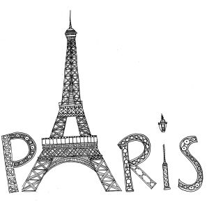 Eiffel Tower _ Art therapy _ Coloring book page _ Free printable doodle to color for grown ups "From Paris to Taipei - diary of a french doodler in taiwan" _ Dessin gratuit imprimable pour coloriage zen "De Paris à Taipei : journal d'une gribouilleuse française à Taiwan" Eiffel Tower Silhouette, Diary Of, Eiffel Tower Drawing, Art Therapy Coloring Book, Paris Printables, Paris Drawing, Torre Eiffel Paris, Eiffel Tower Art, Flag Coloring Pages