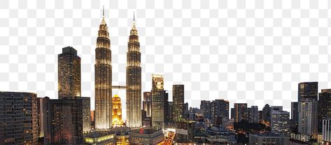 Malaysia City, Kuala Lumpur Skyline, Kuala Lumpur City, Petronas Towers, City Vector, City Background, Twin Towers, City View, Kuala Lumpur