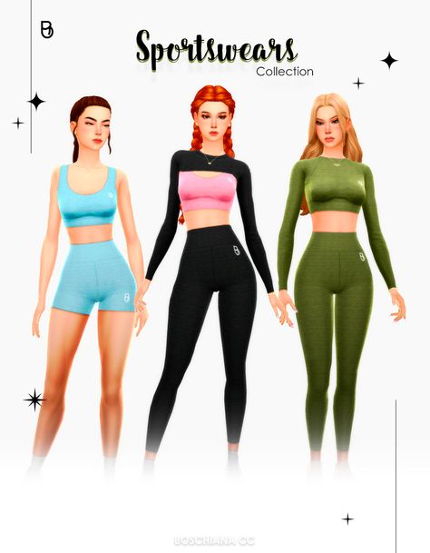 Sims 4 Cc Sportswear Maxis Match, Sims 4 Cc Sportswear Patreon, Sims 4 Cc Female Tops Patreon, Sims 4 Yoga Cc, Sims 4 Athletic Cc, Sims 4 Cc Sportswear, Aesthetic Sims, Sportswear Collection, The Sims 4 Skin