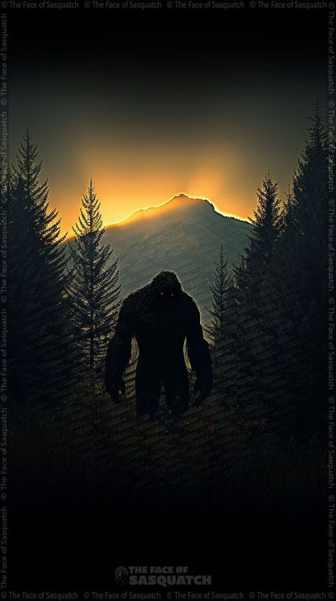 Bigfoot Wallpaper, Bigfoot Art, Bigfoot Sasquatch, Sci Fi Horror, Nature Scenes, Phone Backgrounds, Mythical Creatures, Lock Screen Wallpaper, Wallpaper Iphone