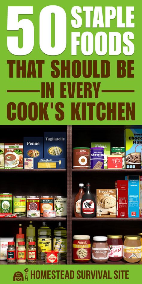 With these essential staple foods, you'll have enough seasonings, condiments, starches, proteins, and vegetables on hand to make practically anything. #fromscratch #staplefoods #kitchenhacks #foodstorage Staple Foods, Survival Food Storage, Emergency Preparedness Food, Food Dehydrators, Tea Bread, Emergency Food Storage, Dehydrated Fruit, Pantry Essentials, Emergency Preparation