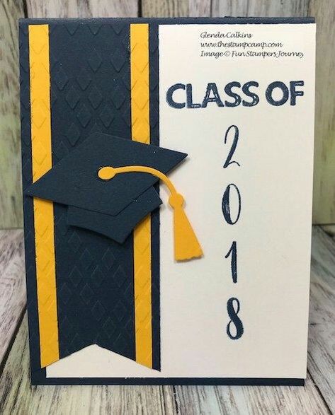 Graduation Cards Diy, Graduation Card Ideas, Stampin Up Graduation Cards, Grad Hats, Diy Graduation Cards, Graduation Cards Handmade, Mortar Board, Graduation Crafts, Grad Cards