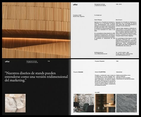 Uffizi — Editorial Design Minimalistic Website, Architecture Brochures, Graphic Design Editorial, 포트폴리오 레이아웃, Presentation Design Layout, Documents Design, Brochure Layout, Typography Layout, Design Editorial