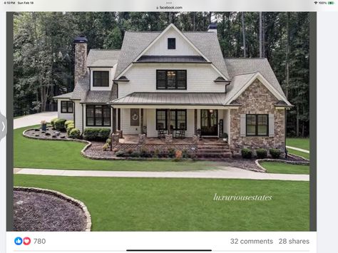 Real Estate Goals, Huge Houses, Dream Farmhouse, Luxury Houses Mansions, Dream Life House, North Georgia Mountains, Georgia Homes, Georgia Mountains, Farmhouse Style House Plans