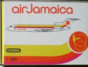 Air Jamaica, Schabak 1:600, B727 Jamaica Poster, Air Jamaica, Poster Girl, Jamaica, Airlines, Aircraft, Collage, Pins