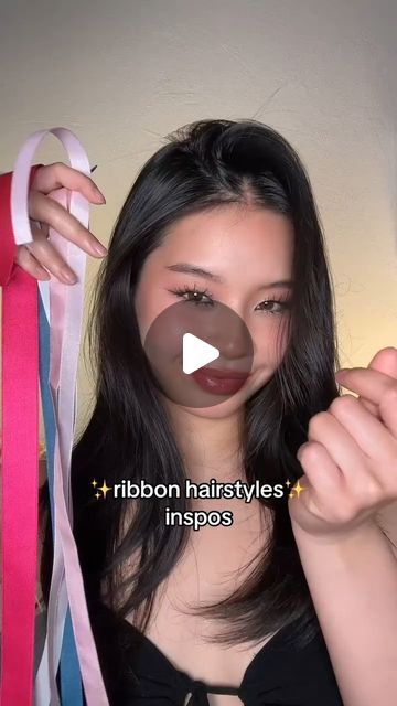 We Love Your Hair on Instagram: ""Step into the world of Ribbon Elegance! Discover a delightful tapestry of hairstyles adorned with charming bows, adding a touch of whimsy and sophistication to your look. 🎀✨ #RibbonHairstyles #ElegantBows #HairAdornments #ChicStyle #RibbonElegance #HairstyleInspiration"

#RibbonHairstyles #ElegantBows #HairAdornments #ChicStyle #RibbonElegance #HairstyleInspiration #BowAccents #WhimsicalHair #DelightfulTresses #HairstyleTrends" Hair Ribbon Hairstyles Tutorial, Fun Hairstyles With Ribbon, Braided Hairstyles Ribbon, Hairstyles With Lace Ribbon, Ribbon Bow Hairstyle, Hairstyle With Ribbon, Ribbon Braided In Hair Tutorials, Whimsical Hair, Ribbon Hairstyle