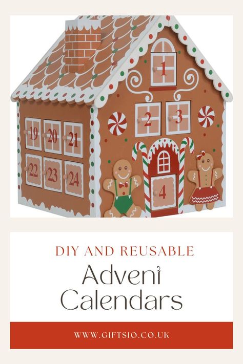 Wooden Gingerbread house advent calendar with 24 doors available from The Range. Diy Christmas Advent, Christmas Advent Calendars, Reusable Advent Calendar, Advent House, Count Down To Christmas, Christmas Advent Calendar Diy, Advent Calenders, Diy Advent Calendar, Advent Calendars