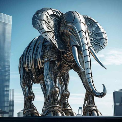 metal elephant sculpture,mechanical elephant,elephant sculpture,elephant sculpture for sale,large elephant sculpture,large metal elephant sculpture,elephant metal sculpture,elephant sculptures for sale,abstract elephant sculpture,elephant art sculptures Scrap Metal Sculpture, Metal Elephant, Elephant Sculpture, Sculptures For Sale, Cyberpunk Style, Z Arts, Scrap Metal, Theme Parks, Metal Sculpture