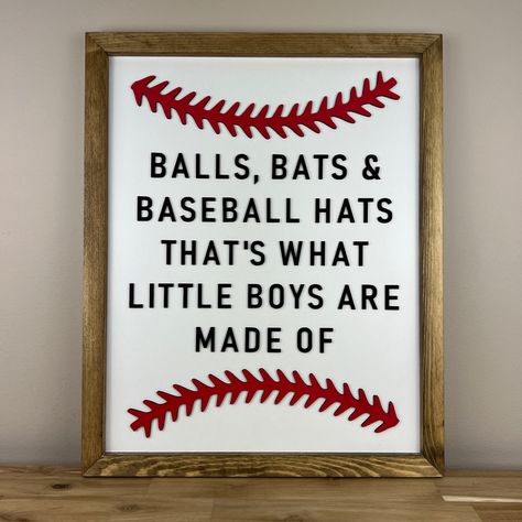 Size: 17x21 inches Black 3D Lettering with Red Accents Boys Baseball Room, Baseball Themed Bedroom, Room Decor For Boys, Baseball Room Decor, Sports Themed Bedroom, Baseball Wall Decor, Sports Room Boys, Baseball Nursery, Baseball Bedroom