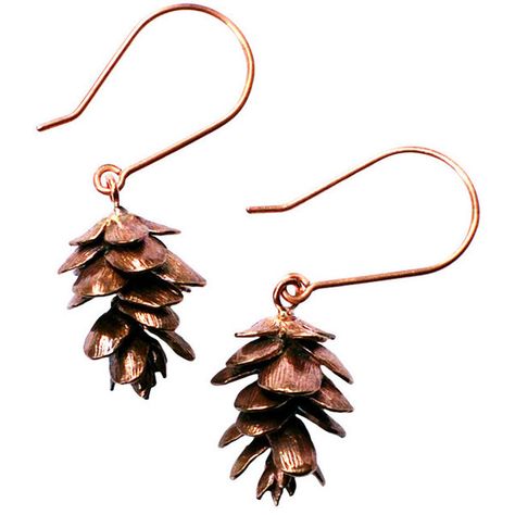 Pinecone Earrings, Bronze Earrings, Bronze Jewelry, Jewelry Handmade, Pine Cones, Jewelry Inspiration, Jewelry Box, Jewelry Accessories, Jewelry Design