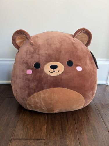 Squishmallows Bear, Omar Squishmallow, Cute Squish Mellows, Jumbo Squishmallows, Aesthetic Squishmallow, Squishmallows Big, Large Squishmallow, Brown Squishmallow, Squishy Mellows