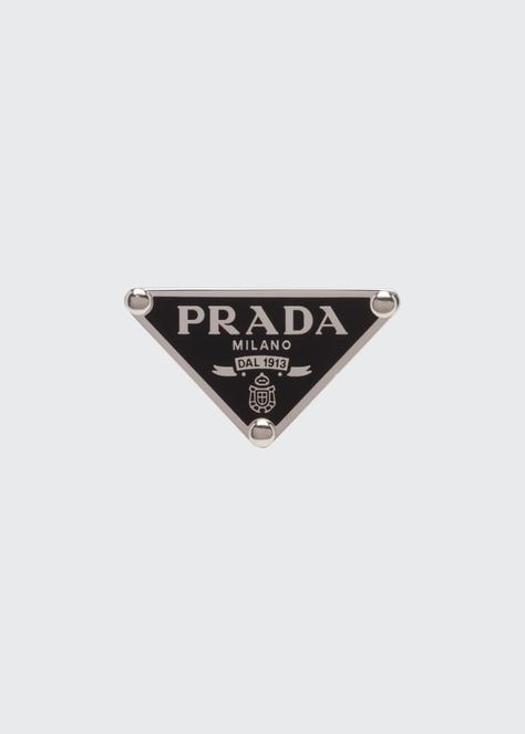 Prada Triangle Logo, Prada Logo Art, Prada Logo Design, Prada Logo Aesthetic, Prada Logo Wallpaper, Prada Embroidery, Prada Collage, Prada Sticker, Luxury Jewelry Collection