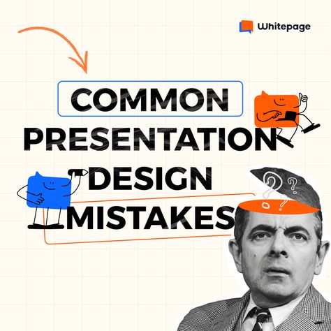 Common Presentation Design Mistakes | Whitepage Team Presentation Design, Bad Graphic Design, Business Competition, Team Presentation, Linkedin Post, Research Presentation, Pitch Presentation, Effective Presentation, Picture Composition