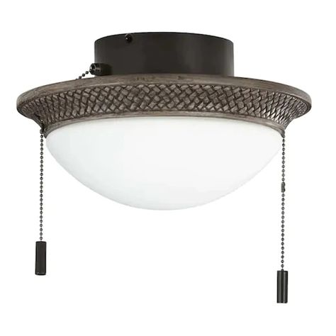 Harbor Breeze Tilghman II 2-Light Bronze LED Ceiling Fan Light Kit in the Ceiling Fan Light Kits department at Lowes.com Ceiling Fan Parts, Ceiling Fan Light Kit, Ceiling Fan Light, Led Ceiling Fan, The Ceiling, Fan Light, Led Ceiling, Ceiling Fan With Light, Bronze Color