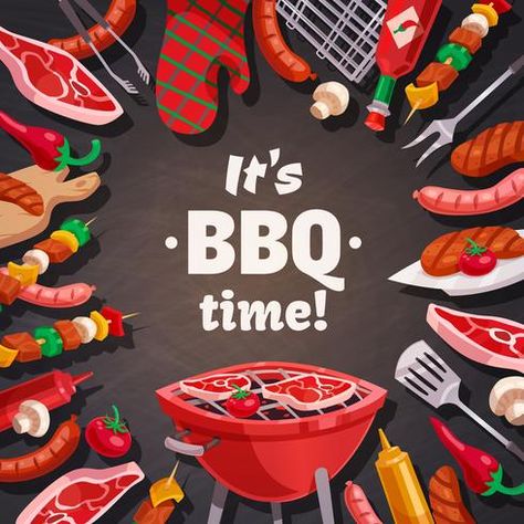 Bbq Pictures Image, Bbq Pictures, Barbeque Invitations, Time Background, Menu Sushi, Menu Burger, Menu Pizza, Bbq Festival, Grill Logo