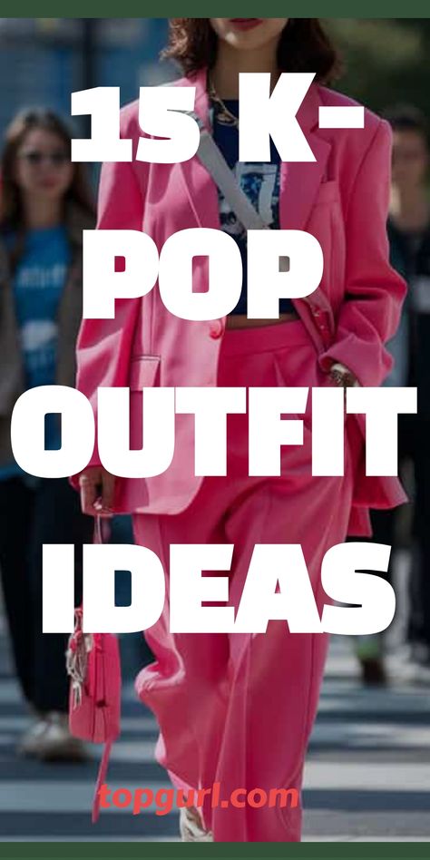 15 K-Pop Outfit Ideas to Channel Your Inner Idol. K-pop Aesthetic, Kpop Outfits Ideas, Kpop Concert Outfit Ideas, K Pop Icons, Dope Fashion Outfits, Neon Crop Top, Pop Clothing, Kpop Concert Outfit, Concert Outfit Ideas