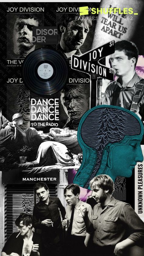 Punk Collage, Punk Wallpaper, Oasis Band, Ian Curtis, Vintage Music Posters, Unknown Pleasures, Band Wallpapers, Joy Division, Music People