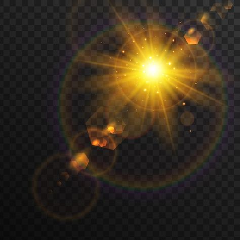 Sparkling sunrise light effect | Free Vector Light Effect Background Png, Banner Cosmetic, Sun Effect, Sun Light Effect, Lense Flare, Light Bulb Art, Png Images For Editing, Light Png, Lighting Background