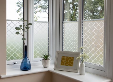 Window Film Designs, Shed Windows, Diy Privacy Screen, Adhesive Window Film, Dc Fix, Shaped Windows, Frosted Window Film, Traditional Windows, Frosted Windows