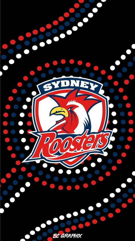 Sydney Roosters Wallpaper, Nrl Logos, Roosters Nrl, Birthday Paintings, Rugby Wallpaper, Sydney Roosters, Birthday Painting, Rugby Union, Football Wallpaper