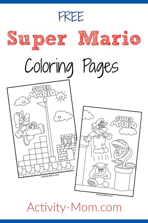 Free Mario Coloring Pages and different ways to use them. Plus 10 DIY Mario Activities that make learning fun! Print the Super Mario Coloring printables and get creative! Super Mario Activities, Unicorn Pokemon, Super Mario Bros Coloring Pages, Mario Printables, Mario Bros Coloring Pages, Mario Bros Coloring, Super Mario Free, Super Mario Coloring, Animals Disney