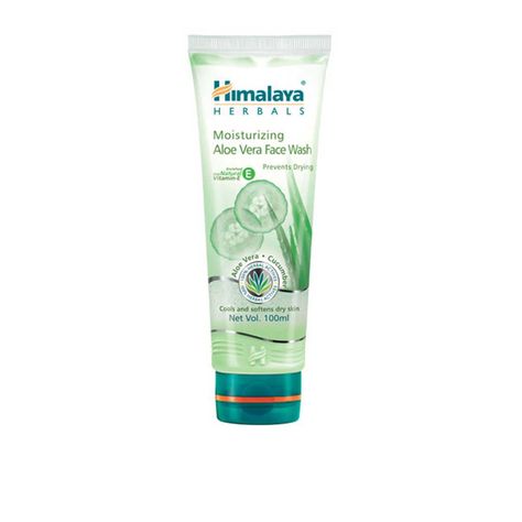 Himalaya's Moisturizing Aloe Vera Face Wash is a soap-free formulation that replenishes lost moisture from your skin after every wash, eradicating dry and stretched skin. It is enriched with Cucumber which cools and soothes while Aloe Vera tones and softens your skin. Our Moisturizing Aloe Vera Face Wash combines natural ingredients to cleanse your skin, leaving it feeling fresh and glowing. Aleo Vera For Face, Aloe Vera Face Wash, Cucumber For Face, Aloe Vera For Face, Aloe Vera Gel, Homemade Skin Care, Face Wash, Face Cream, Aloe Vera