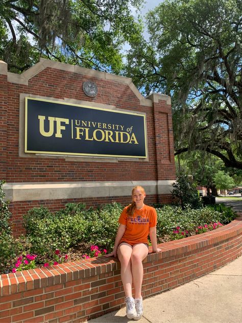 Uf College Aesthetic, College In Florida, American University Aesthetic, American College Aesthetic, Uf Aesthetic, University Of Florida Aesthetic, Uf Campus, Florida University, Student Lifestyle