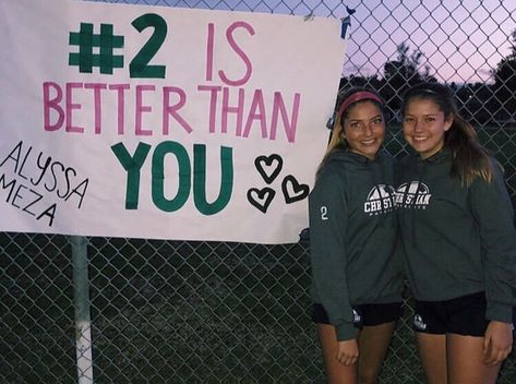 Volleyball Poster Ideas For Best Friend, Senior Day Posters Soccer, Soccer Senior Night Posters Signs, Posters For Friends Sports, Soccer Posters Ideas, Lacrosse Senior Night Posters, Posters For Soccer Games, Soccer Posters For Friends, Soccer Posters For Games