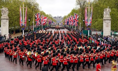 Bearskins but no drones: did coronation parade reflect modern UK military? | Military | The Guardian Uk Military, British Guard, Waterloo Station, Emergency Evacuation, Air Traffic Control, Military Support, House Of Windsor, Military Operations, Military Personnel