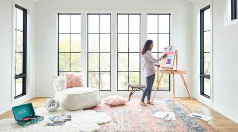 Learn how to get the most out of your home improvement investment by reading about eight benefits of new or replacement windows. Best Replacement Windows, Sunroom Windows, Bifold Patio Doors, Window Remodel, Single Hung Windows, Pella Windows, Aluminium Cladding, French Doors Patio, Living Room Update