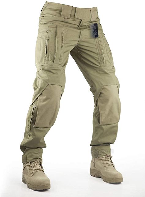 Pants With Knee Pads, Mens Outdoor Fashion, Zipper Placket, Combat Pants, Combat Trousers, Tactical Jacket, Tactical Pants, Gear Bag, Outdoor Fashion