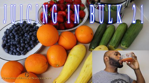 JUICING+IN+BULK+21+–+VIDEO Bag Of Oranges, Yellow Squash, Juicing Recipes, Healthy Cooking, Web Browser, Blueberries, Strawberries, Meal Prep, Zucchini