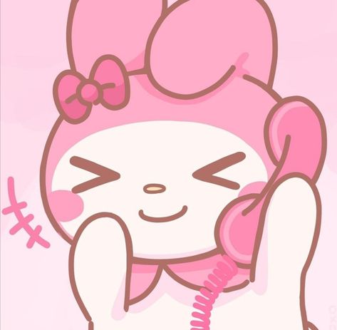 Ciao Salut My Melody, My Melody App Icons, Melody Pfp, Sanrio Icons, My Melody And Kuromi, Melody Wallpaper, Melody And Kuromi, My Melody Wallpaper, Cute Sanrio