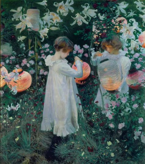 Lily Lily Rose, Carnation Lily Lily Rose, Claude Joseph Vernet, Tate London, John Sargent, Children Garden, Sargent Art, James Mcneill Whistler, Living In London