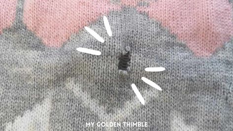 How To Patch A Hole In A Knit Sweater, Mend A Hole In A Sweater, How To Fix A Sweater Hole, How To Repair Hole In Cashmere Sweater, Fixing Holes In Sweaters, Hole In Sweater Repair, How To Sew A Hole In A Sweater, Fixing A Hole In A Sweater, Repair Hole In Sweater