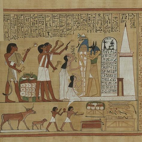 Egyptian Painting, Sons Of Horus, Book Of The Dead, Egyptian Hieroglyphics, Egypt Art, Egyptian History, Ancient Egyptian Art, Egyptian Gods, Egyptian Art