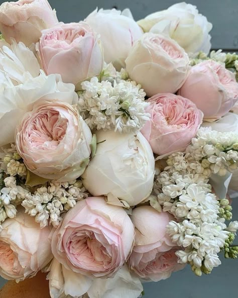 Peony Wedding, Peonies Garden, Nothing But Flowers, Pink And White Flowers, Peonies Bouquet, Flower Therapy, Beautiful Bouquet Of Flowers, Favorite Flowers, Bouquet Of Flowers