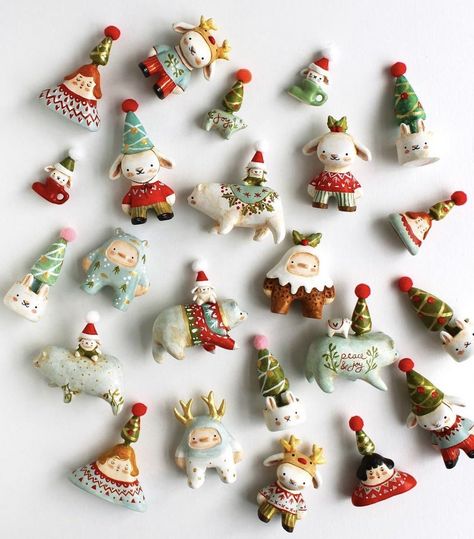 Christmas Fair Ideas, Making Ornaments, Christmas Friends, Mini Doll House, Diy Gifts For Friends, Christmas Clay, Paper Craft Diy Projects, Instagram Christmas, Christmas Wonderland