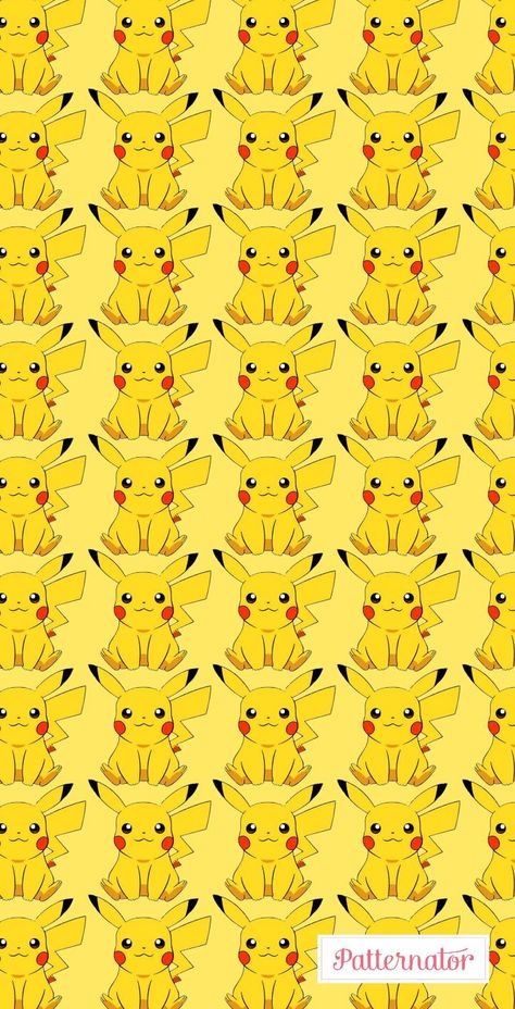 Pokemon Pattern Wallpaper, Wallpaper Pikachu, Pikachu Background, Pokemon Pattern, Pattern Wallpaper, Pikachu, Pokemon, Pattern, Pokémon