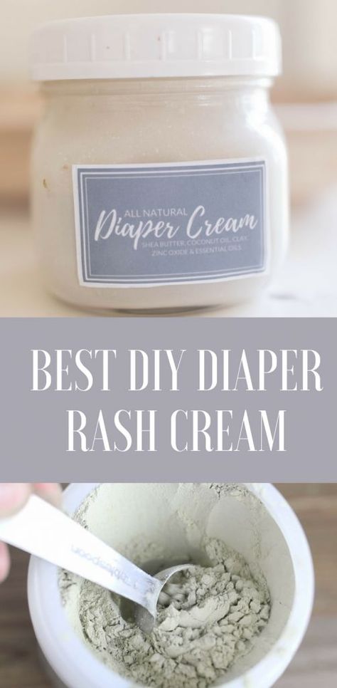 Best Diaper Rash Cream DIY all natural with bentonite clay #diaper #baby #newborn #newbornbaby #clothdiapers #diy #allnatural Diy Diaper Rash Cream, Diaper Cream Recipe, Diaper Rash Cream Recipe, All Natural Sunscreen, Antifungal Cream, Diaper Rash Cream, Rash Cream, Bentonite Clay, Homemade Baby