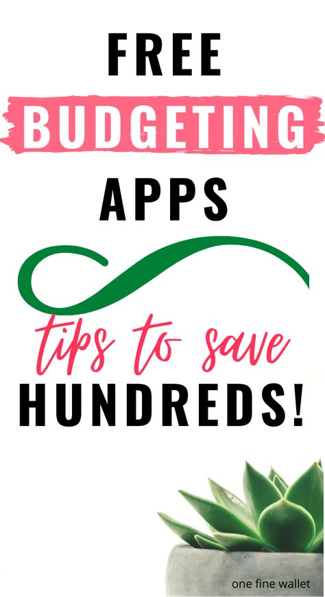 Budgeting your finances with these free apps to save money. Frugal living tips to save hundreds each month! Budget Planner App, Best Budget Apps, Budget Apps, Financial Apps, Budgeting Apps, Apps To Download, 59th Birthday, Money Saving Apps, Budget App