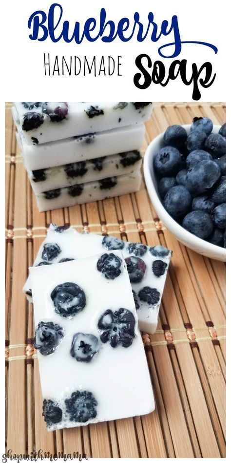 How To Make Blueberry Handmade Soap #blueberry #blueberryrecipes #soapmaking #soap #soapmakingbusinessideas #homemadesoap #naturalbeauty #natural #skincare #beauty #crafts Blueberry Soap, 1000 Lifehacks, Diy Soap Bars, Goats Milk Soap Base, Savon Diy, Săpunuri Handmade, Handmade Soap Recipes, Handmade Natural Soaps, Handmade Soap Bar