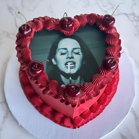 Continuing to showcase today’s cake because sharing sweetness never gets old! 😊♥️ Vanilla sponge, vanilla bean custard buttercream and dulce de leche. DM to place your order! #cake #redcake #vintagecake #lambethcake #buttercreamcake #redcake #lanadelrey #heartcake Weeknd Birthday, The Weeknd Birthday, Custard Buttercream, Vanilla Bean Custard, Cake Showcase, S Cake, Red Cake, Order Cake, Vanilla Sponge