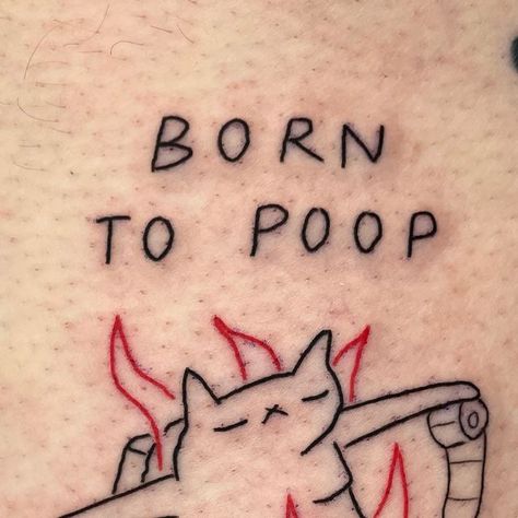 Tattoo for Inspiration on Instagram: "George is ready to poop by @lipnetattoo #novyypartak" Peppa Pig Tattoo, Pig Tattoo, Nice Tattoos, Dogs Pooping, Dog Tattoos, Cool Tattoos, Collage, Tattoos, Pins