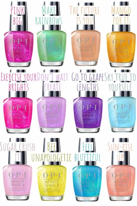 Opi Gel Nail Polish Colors, Best Nail Polish Brands, Opi Nail Polish Colors, Nail Polish Colors Summer, Opi Gel Nails, Opi Nail Colors, Beautiful Nail Polish, Pedicure Colors, Summer Toe Nails