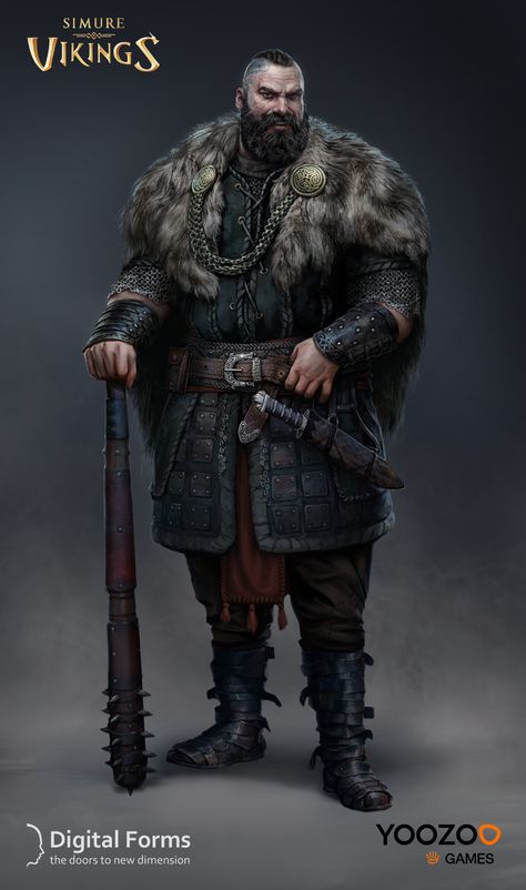 ArtStation - Characters for Simure Vikings game, Digital Forms Viking Character, Vikings Game, Viking Armor, Fantasy Wizard, Norse Myth, Dragon Rpg, Viking Culture, Knight Art, Viking Art