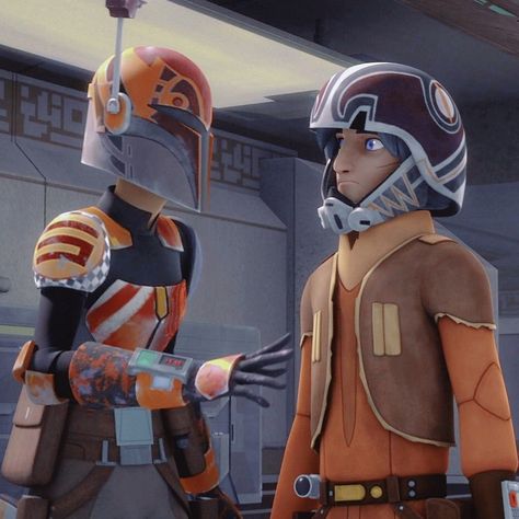 Ezra Bridger Pfp, Ezra Sabine, Sabine Wren Icon, Ezra Bridger And Sabine Wren, Sabine And Ezra, Ezra Bridger Wallpaper, Star Wars Rebels Aesthetic, Sabine Wren, Star Wars Ezra