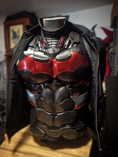 Red Hood/ batmanfuture chest piece urethane Red Hood Dc Cosplay, Red Hood Suit, Red Hood Outfit, Red Hood Armor, Red Hood Batman, Red Hood Mask, Red Hood Costume, Red Hood Helmet, Red Hood Wallpaper