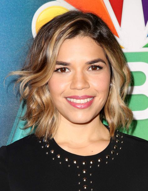 America Ferrera Hair, Celeb Hair, New Short Hairstyles, America Ferrera, Bob Hairstyles For Thick, Hair Things, Hair Appointment, Hair Styles 2017, Surf Style